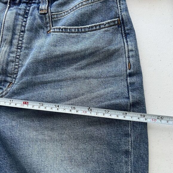 Madewell Women's The Momjean Blue Wash 5 Pocket‎ Style Cotton Mom Jeans Size 27 - Picture 15 of 16